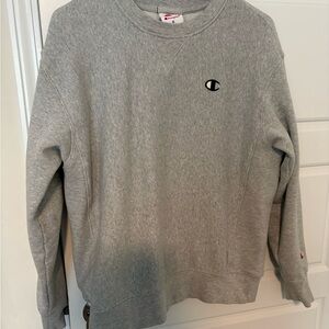 Champion Classic Gray Crewneck Sweater